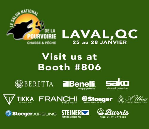 Laval Salon National De La Pourvoirie Chasse Et Peche Booth