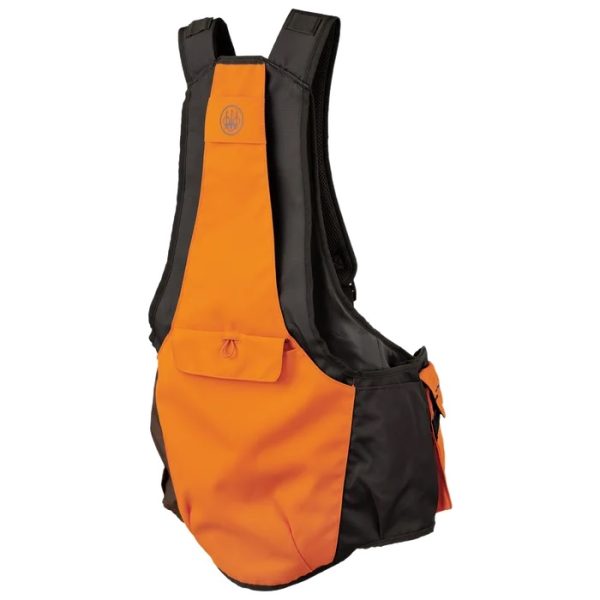 GU425T228008C4 OUTLANDER STRAP VEST BROWN BARK & ORANGE Back